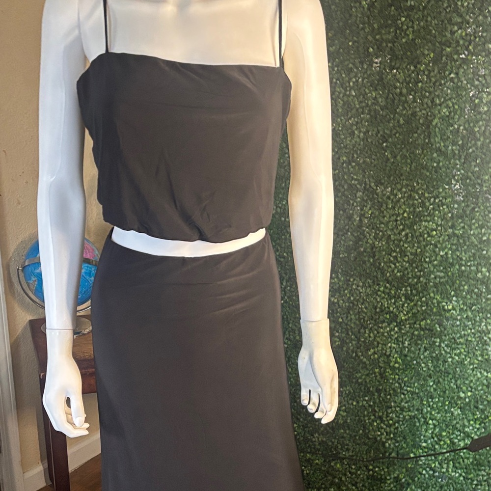 Fashion Nova Black Pencil Midi Skirt